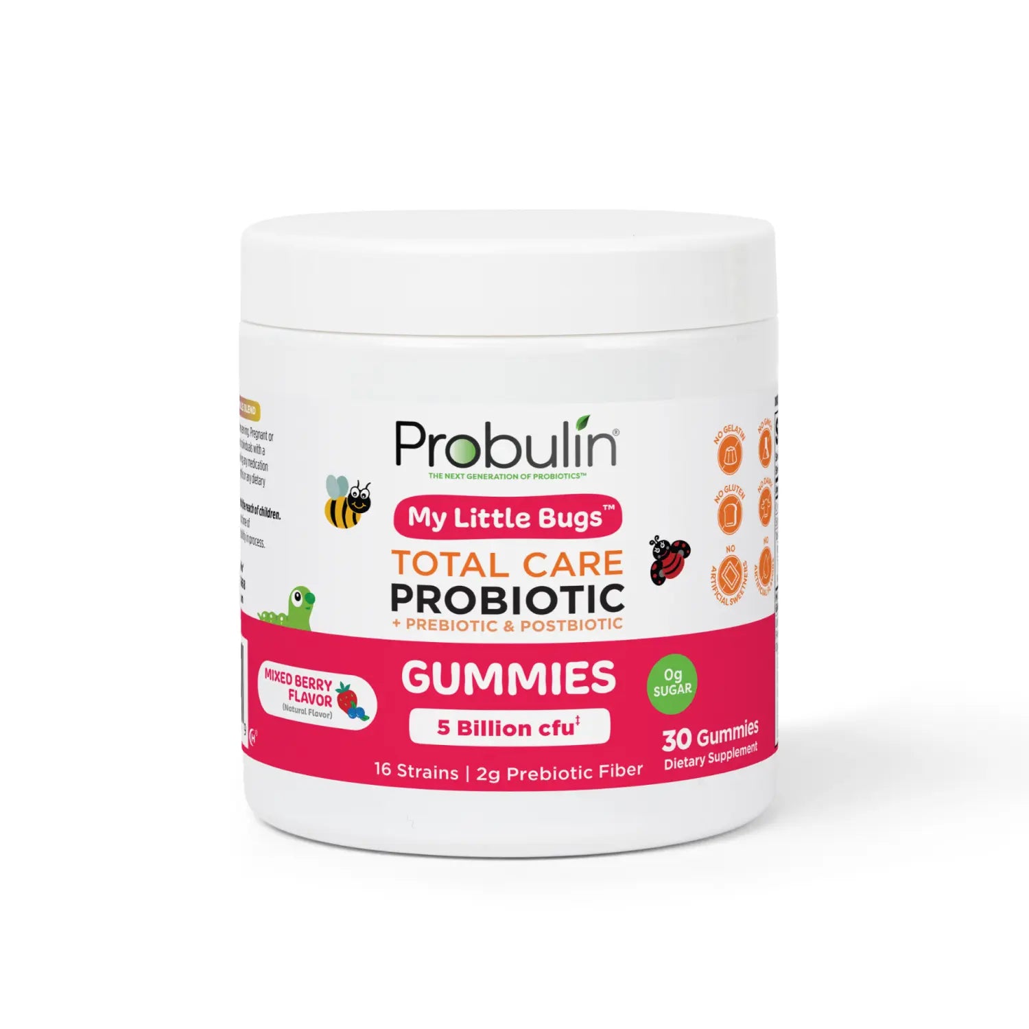 My Little Bugs™ Probiotic Gummies for Kids - 30 Count Product Image