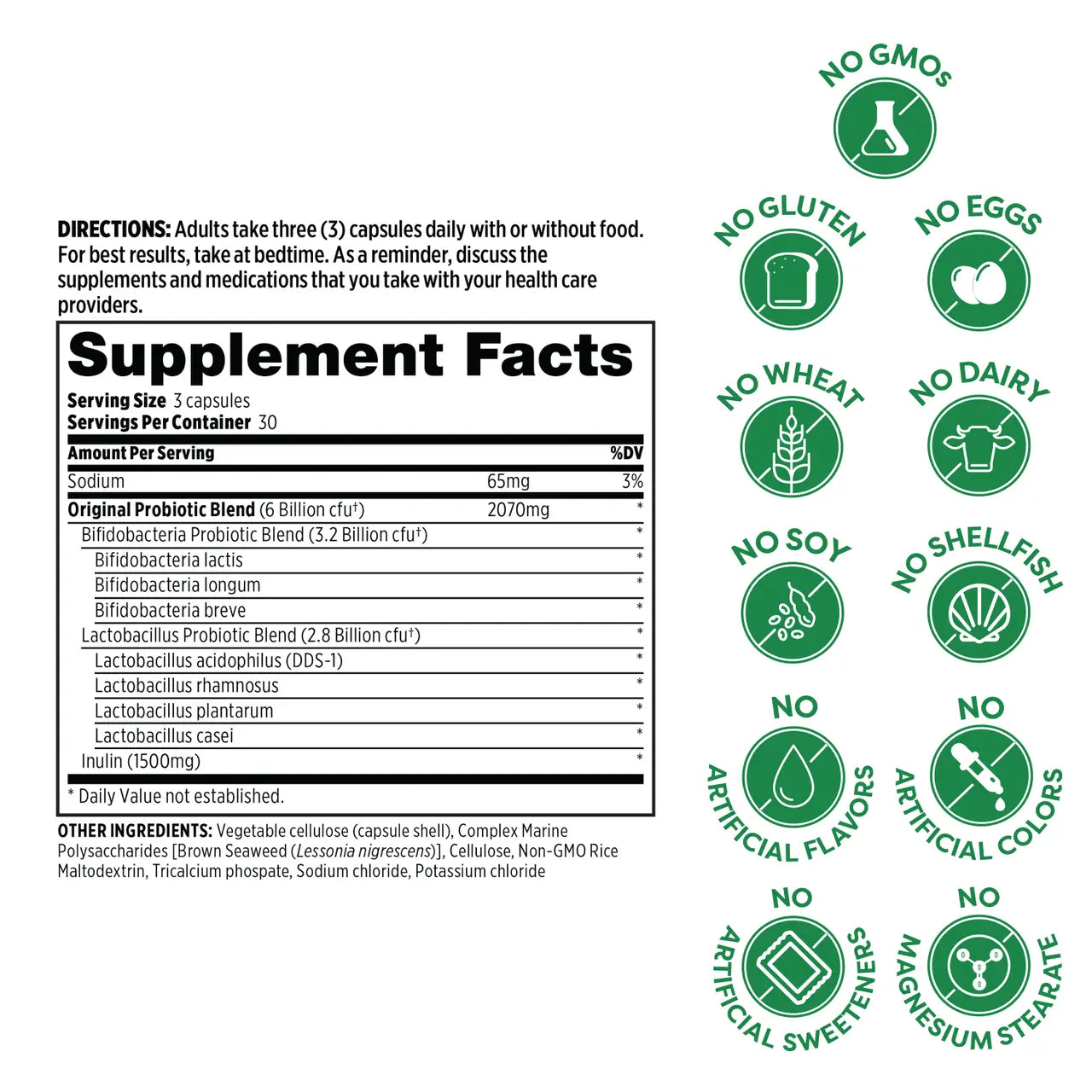 Original Formula Probiotic Capsules - 90 Count Probulin